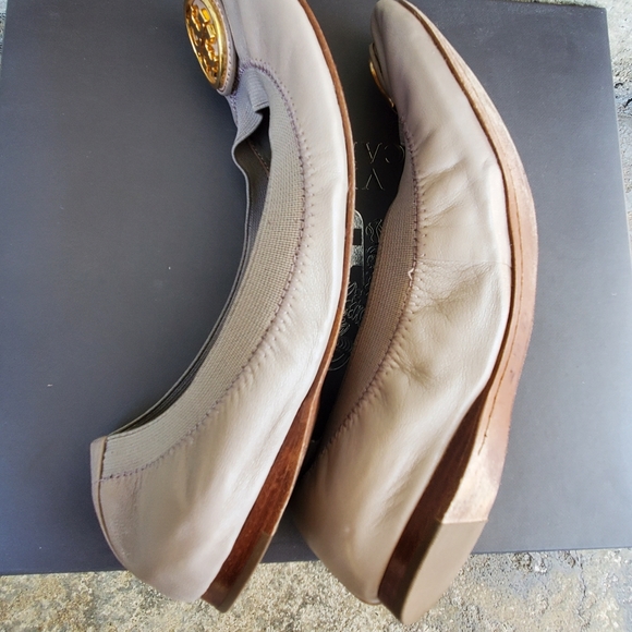 Tory Burch Caroline 2 ballet flats ~ Grey size 7 - Picture 14 of 16